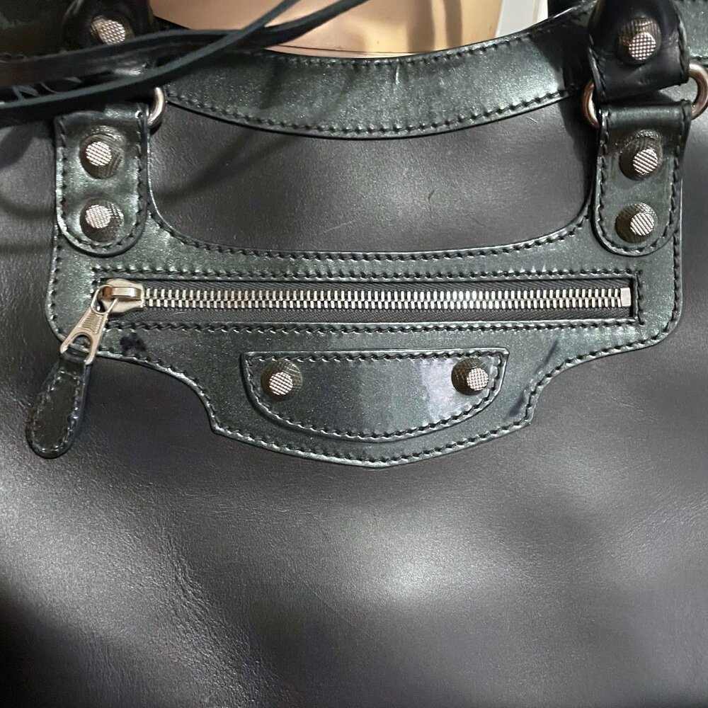 Balenciaga City Giant 12 Patent Leather & Leather - Picture 15 of 16